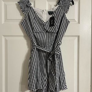Brand New- City Chic Gingham Romper